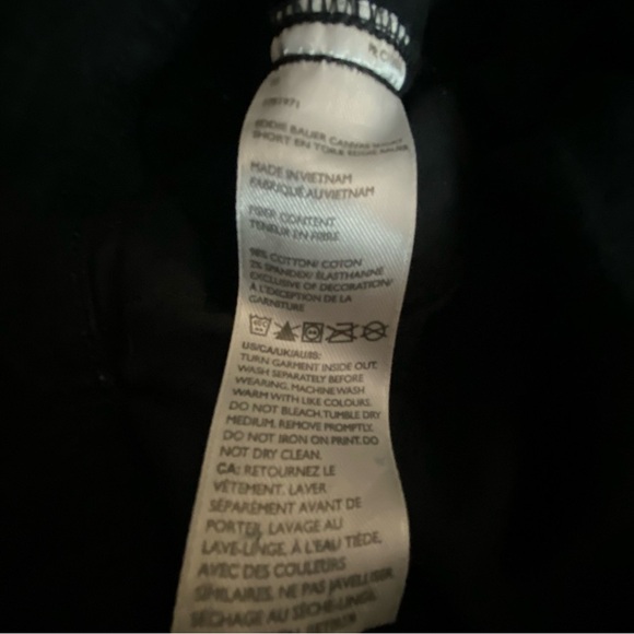 Eddie Bauer Black Shorts Hiking Outdoors Mens 32 Stretch 5 Pocket Comfort Fit - Picture 5 of 9